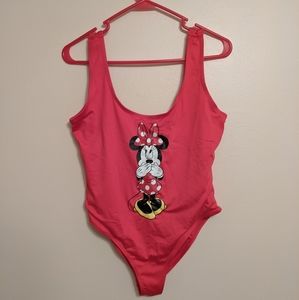 Forever 21 Minnie Mouse Bodysuit
